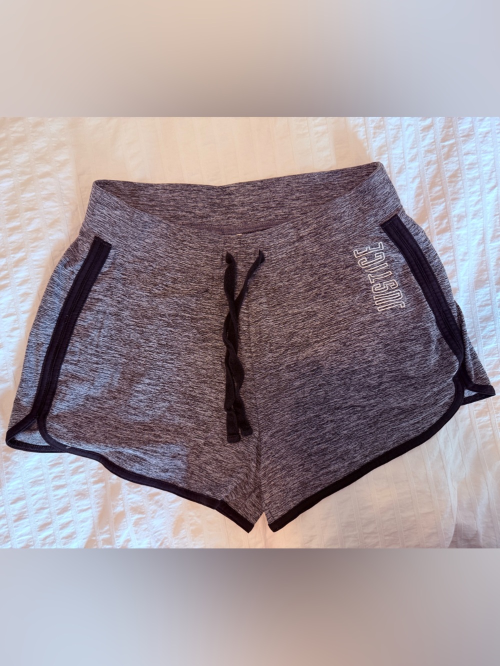 Justice Gray Active Shorts (Can fit XS/S)
